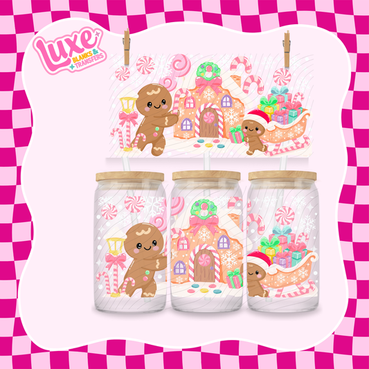 Pastel Xmas Candy UV DTF Wrap (#985)