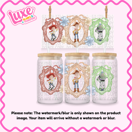 16oz UV DTF Wrap | Cutesy T0ys Frame | #3728