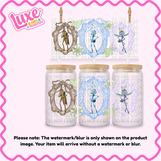 16oz UV DTF Wrap | Cutesy Bugs Frame | #3730
