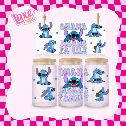 Ohana 3 | 16oz UV DTF Wrap | #1501