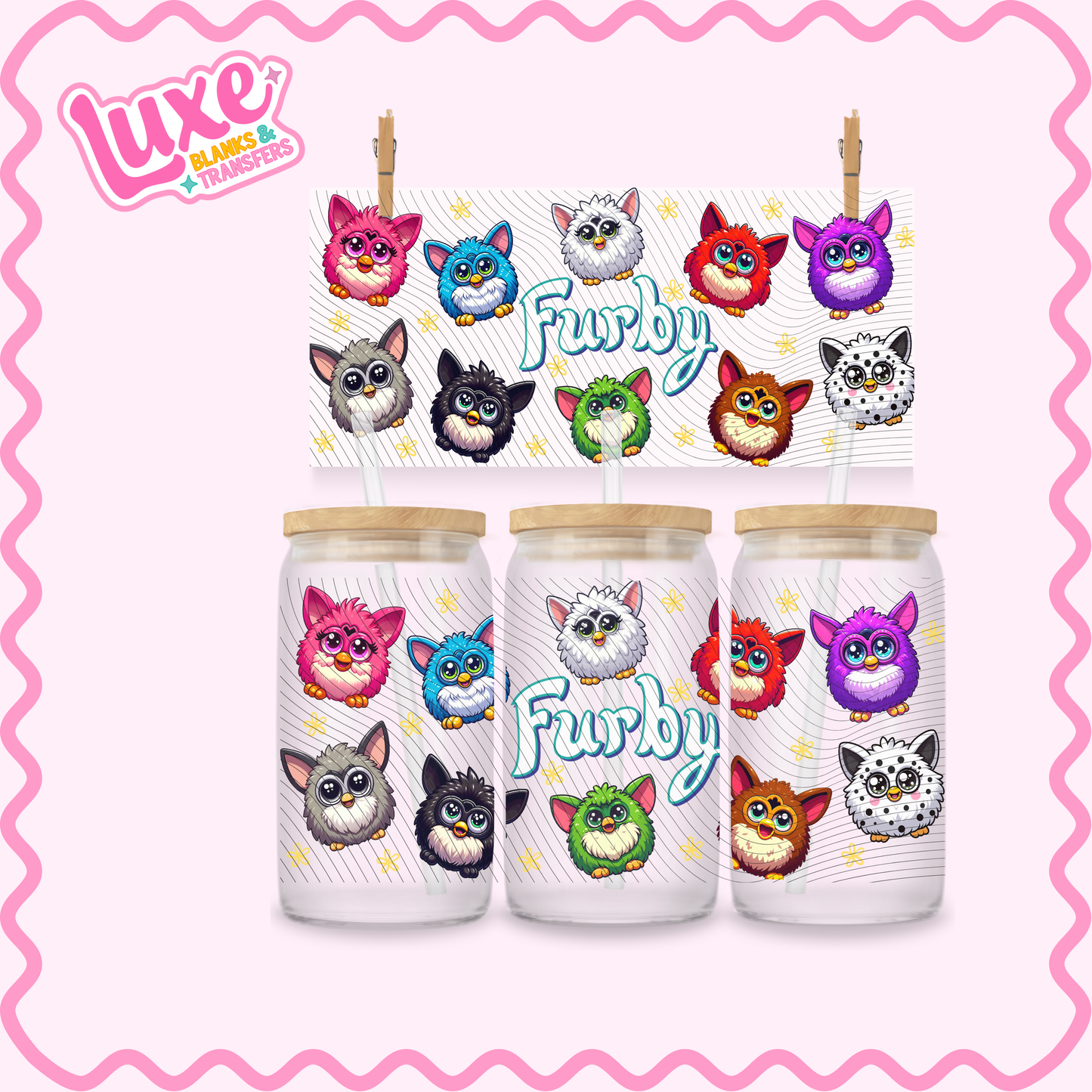 16oz UV DTF Wrap | Furb. Toys | #2780