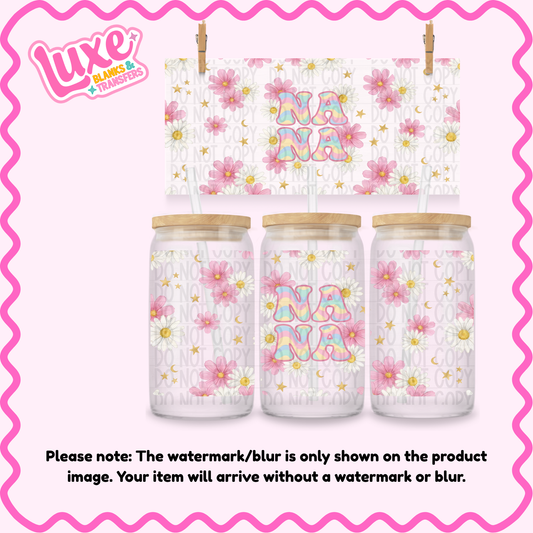 16oz UV DTF Wrap | Nana | #4245
