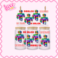 16oz UV DTF Wrap | Blox Colourful | #3263