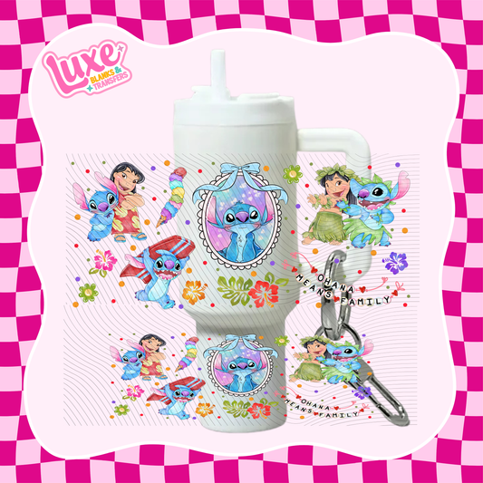 Mini Keychain Tumbler UV DTF Wrap | L&S | #E38