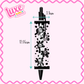 UV DTF Pen Wrap | Black Spooky | #38