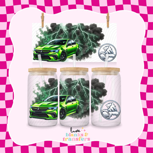 Holden Car Green UV DTF Wrap (#558)