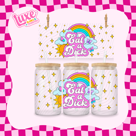 Eat A... Funny | 16oz UV DTF Wrap | #1653