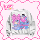DTF Heat Transfer | Donkey Pink Bow | #1117