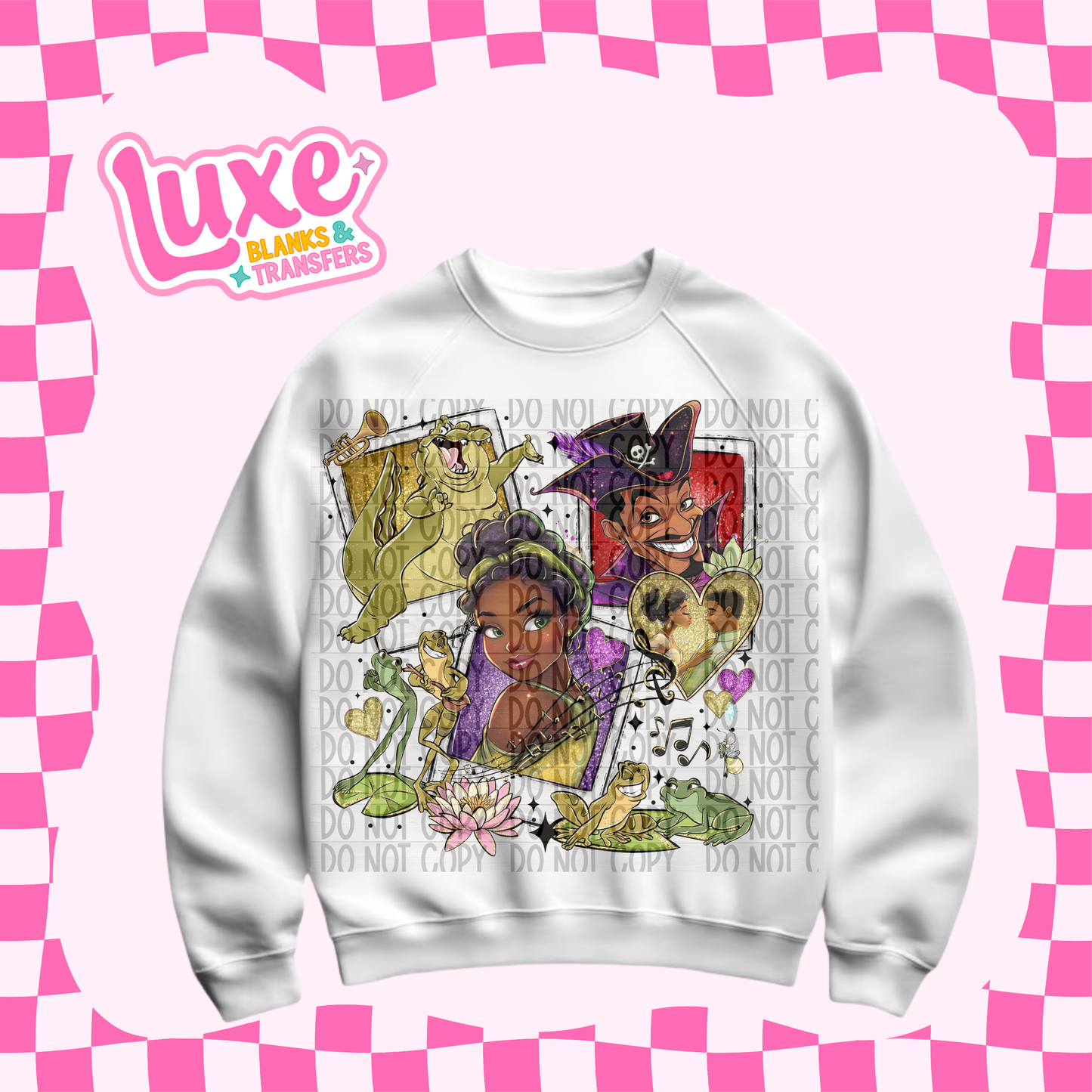 DTF Heat Transfer |  Princess T Polaroid | #639