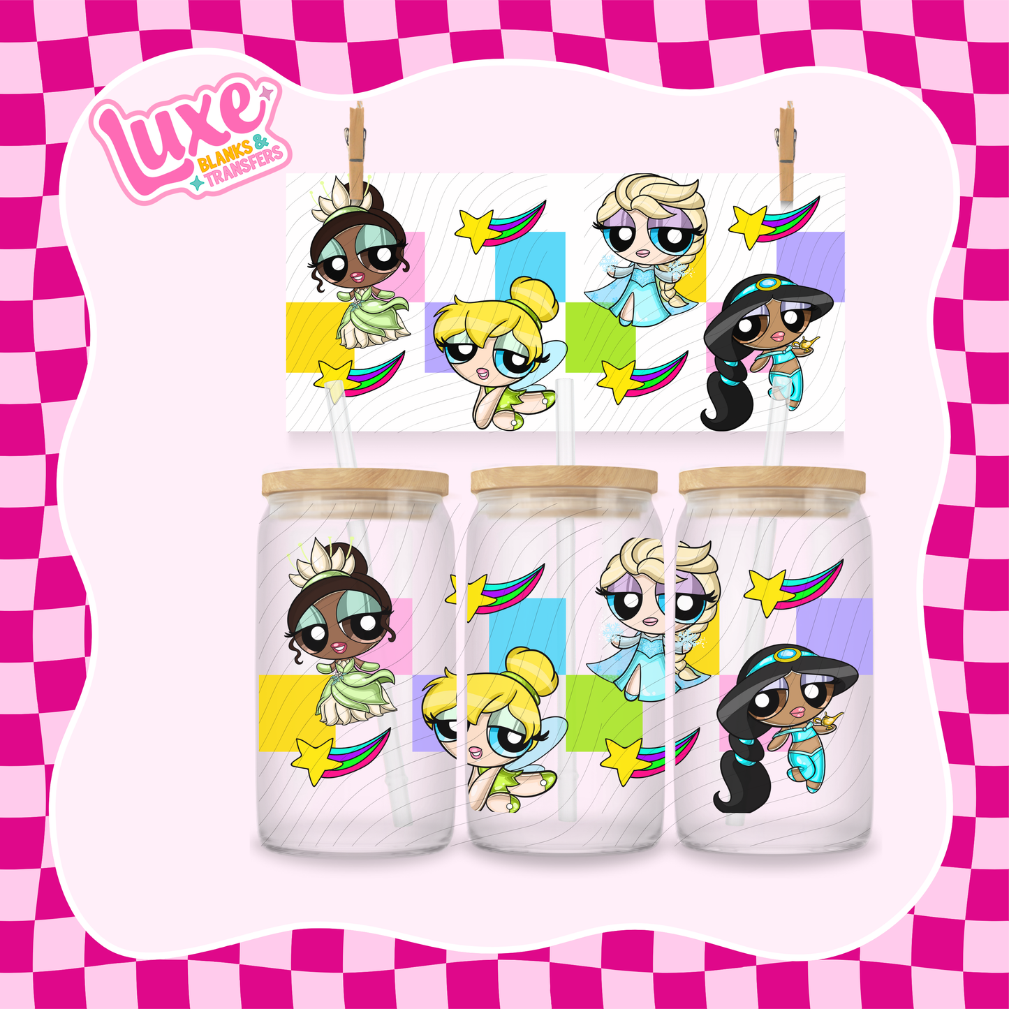 PPG X Princesses 2| 16oz UV DTF Wrap | #1506