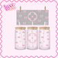 16oz UV DTF Wrap | LV Flower Bows | #3270