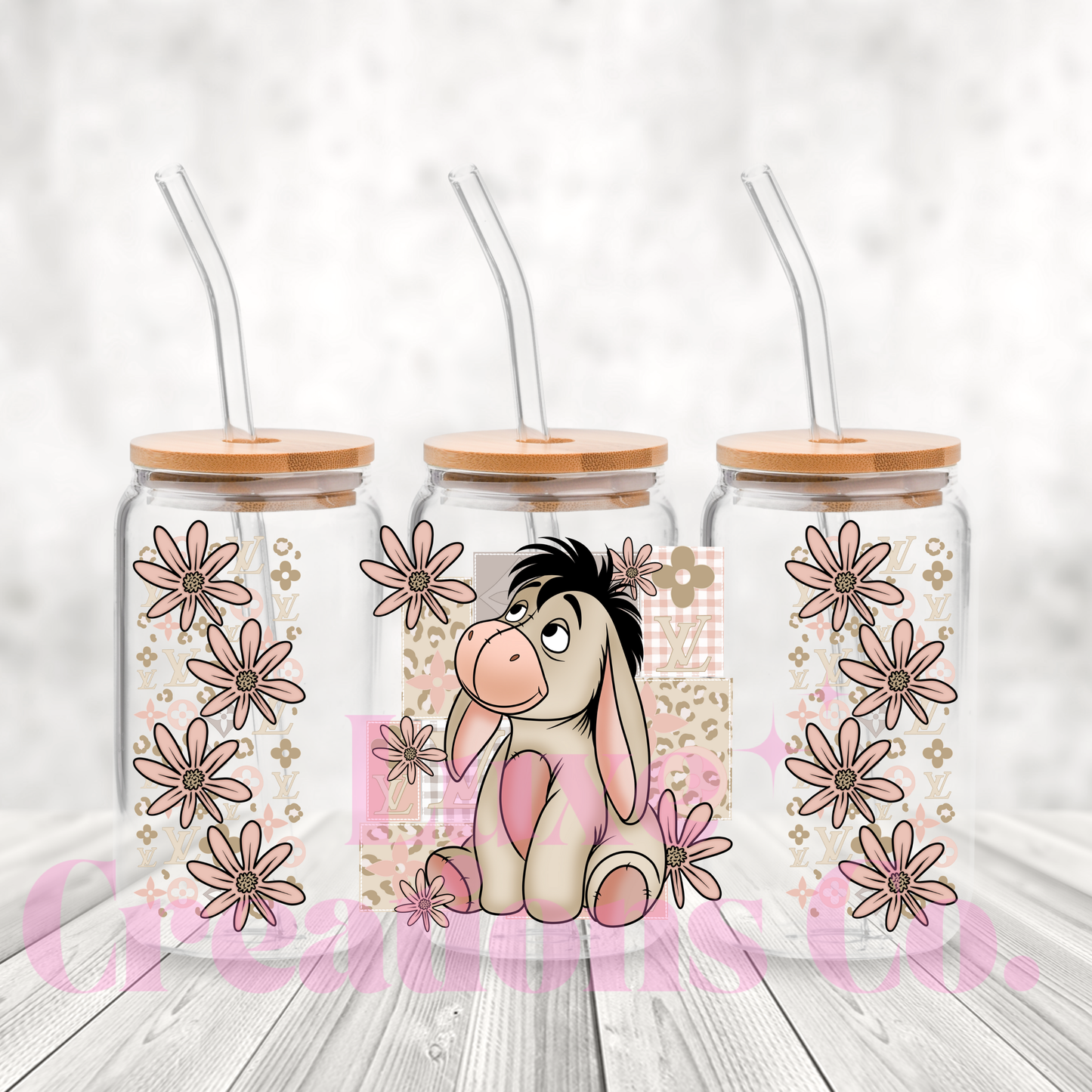 Beige Donkey UV DTF Wrap (#299)