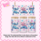 16oz UV DTF Wrap | Blu3 P1nk Ali3n Flowers | #N15