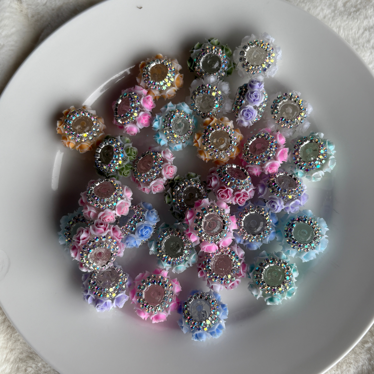 Fancy Bead Roses