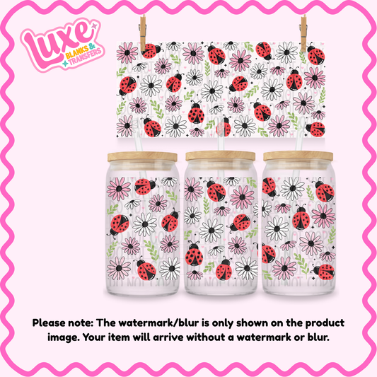 16oz UV DTF Wrap | Ladybug | #3881