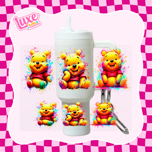 Mini Keychain Tumbler UV DTF Wrap | Win Cute | #E39