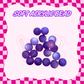 Round Acrylic Bead | Lilac Ombre