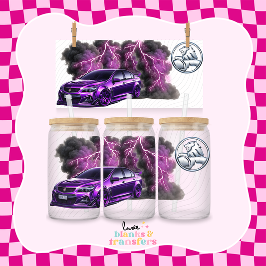 Holden Car Purple UV DTF Wrap (#559)