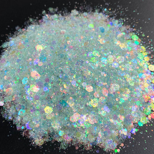 “Lime Jelly” Chunky Glitter (75g pouch)