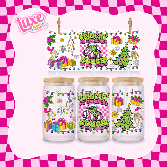 Gr!nch Boujee | UV DTF Wrap | #1146