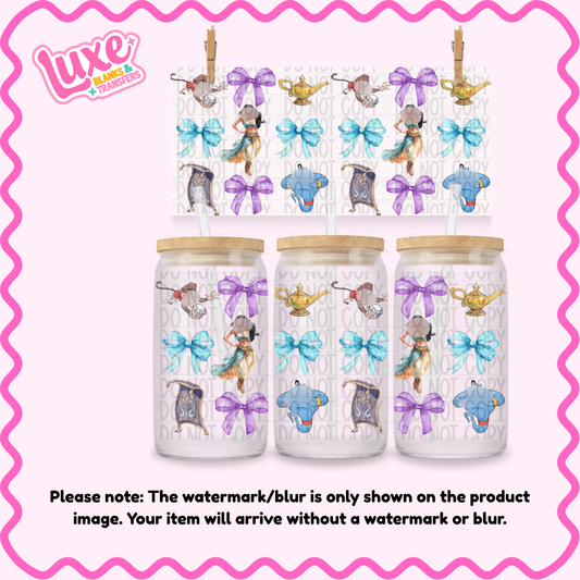 16oz UV DTF Wrap | J4s Princ3ss Bows | #1919
