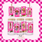 Pink Horror 7`UV DTF Wrap (#663)