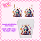 Popcorn/Lolly Bucket UV DTF Transfer | Donkey Character | #F03