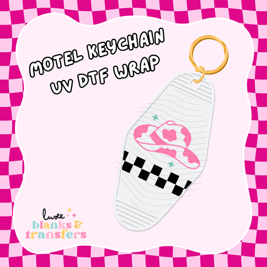 Motel Keychain UV DTF Wrap (#C03)