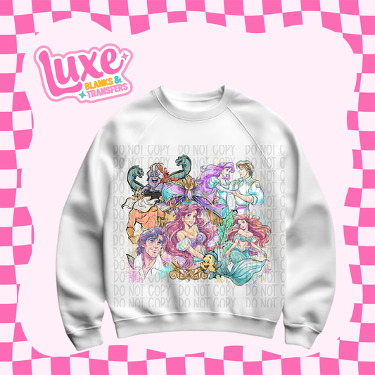 DTF Heat Transfer | Mermaid Princess | #648