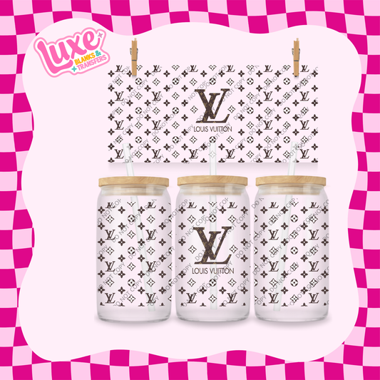 16oz UV DTF Wrap | LV Pattern | #2004