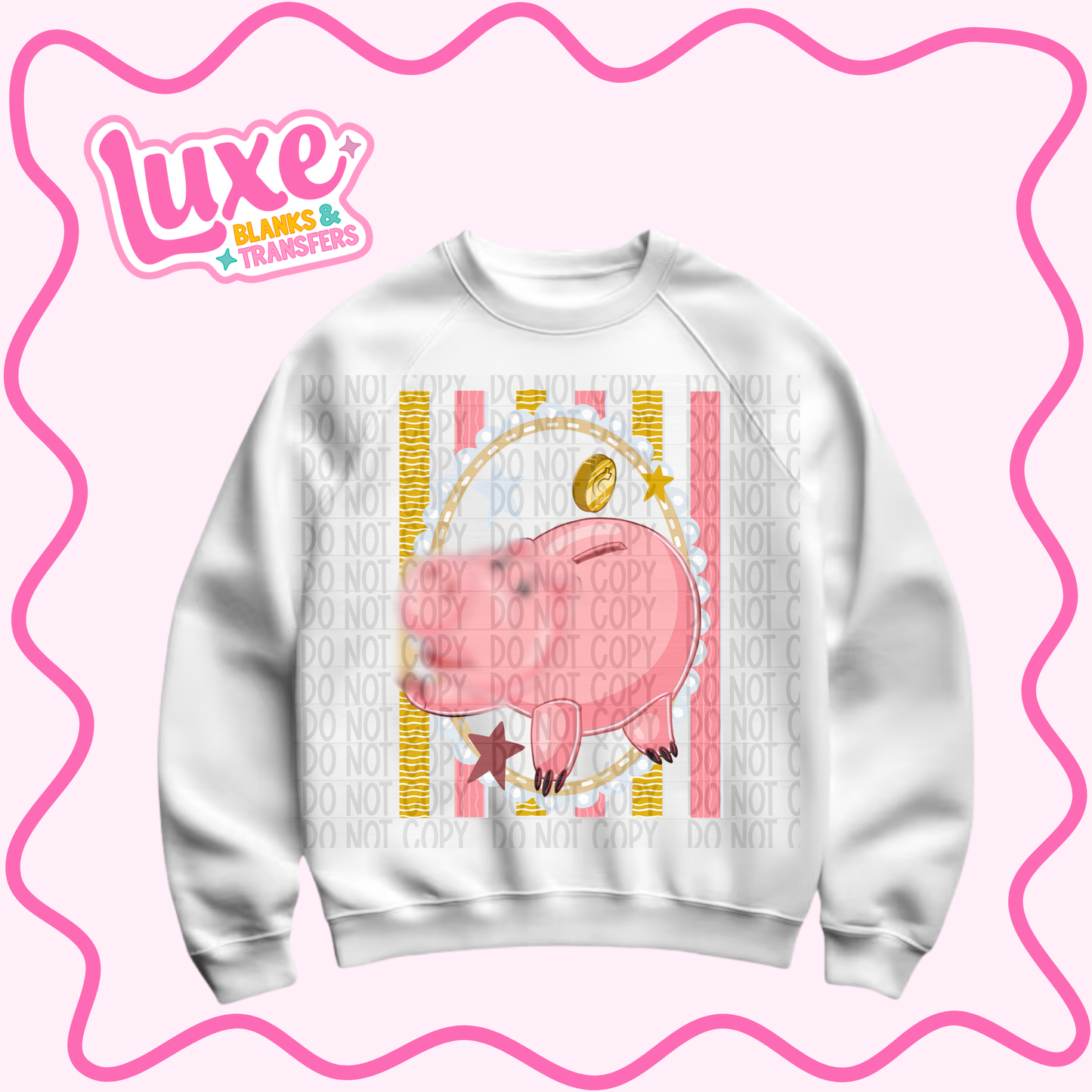 DTF Heat Transfer | P1ggy Toy | #1130