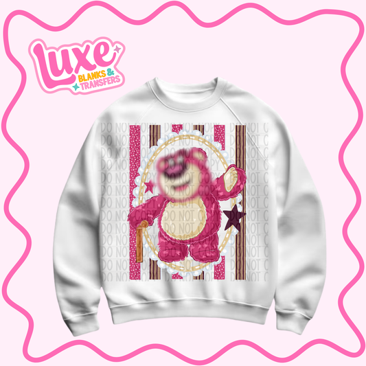 DTF Heat Transfer | Purple Bear | #1134