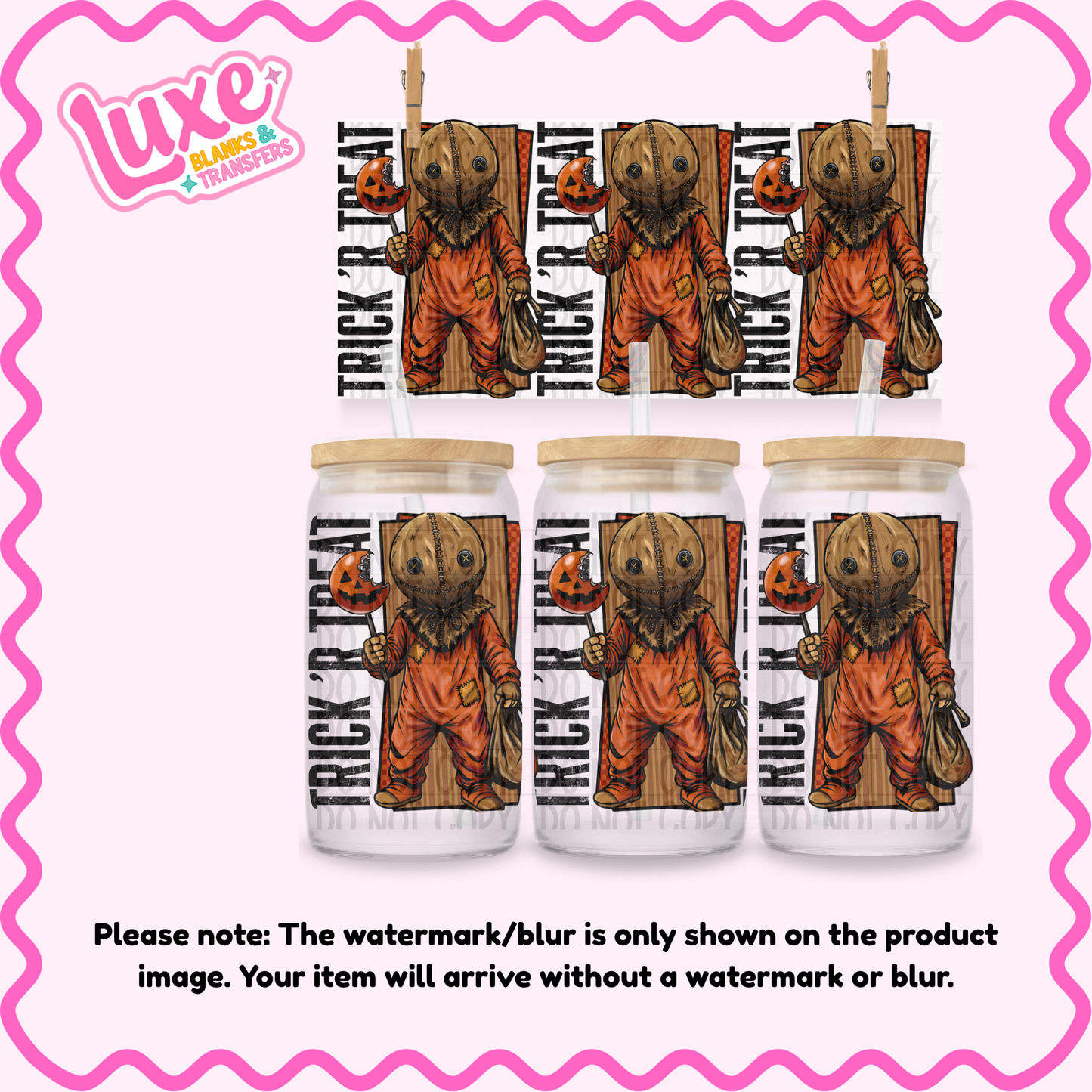 16oz UV DTF Wrap | Halloween | #4087