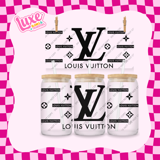 16oz UV DTF Wrap | Black LV | #2011