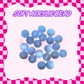 Round Acrylic Bead | Baby Blue