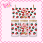 16oz UV DTF Wrap | Strawberry Pattern | #2801