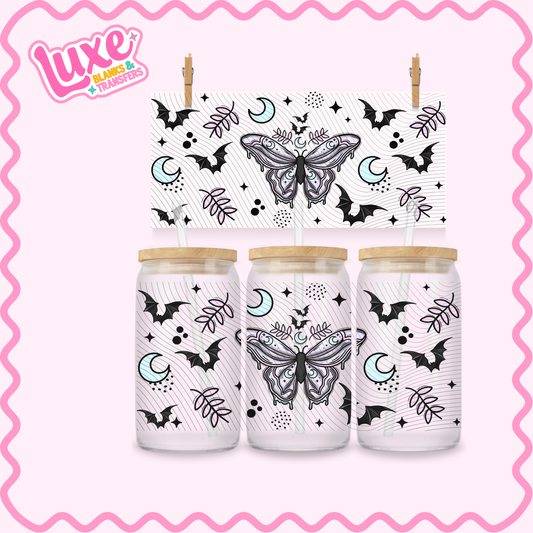 16oz UV DTF Wrap | Spooky Butterfly | #2805