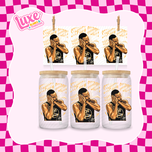 Steph Curry NBA | 16oz UV DTF Wrap | #1530