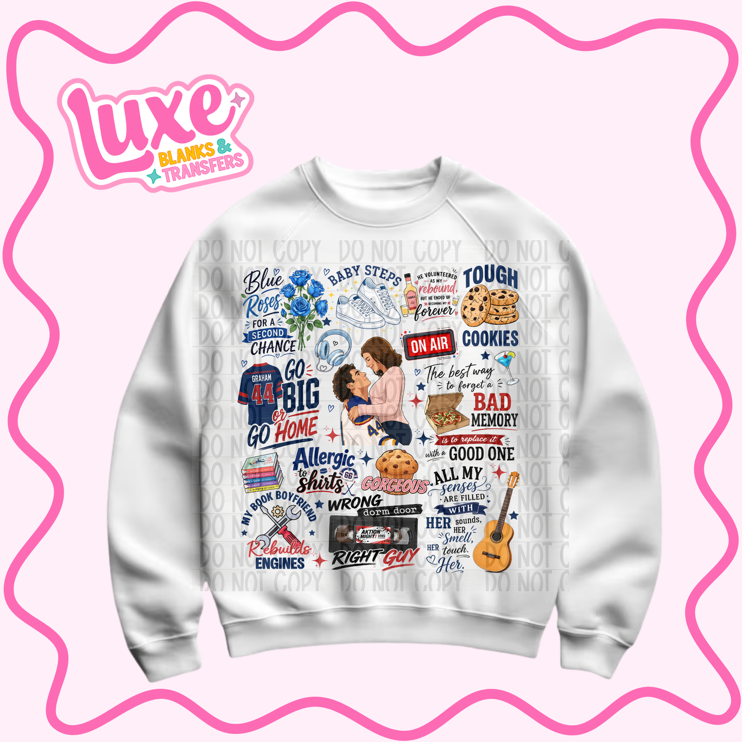 DTF Heat Transfer | 0ff Campus Collage | #1142