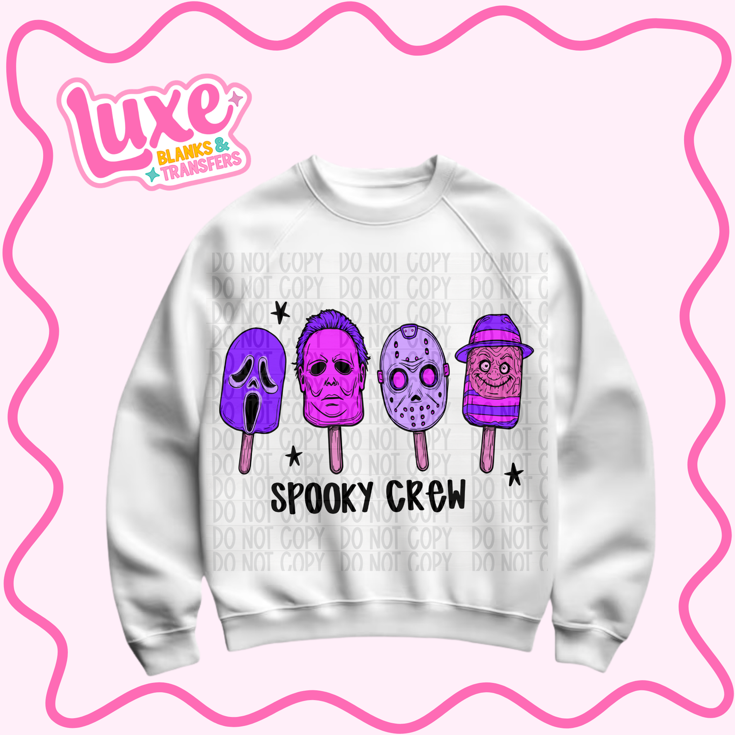 DTF Heat Transfer | Spooky Crew | #1267