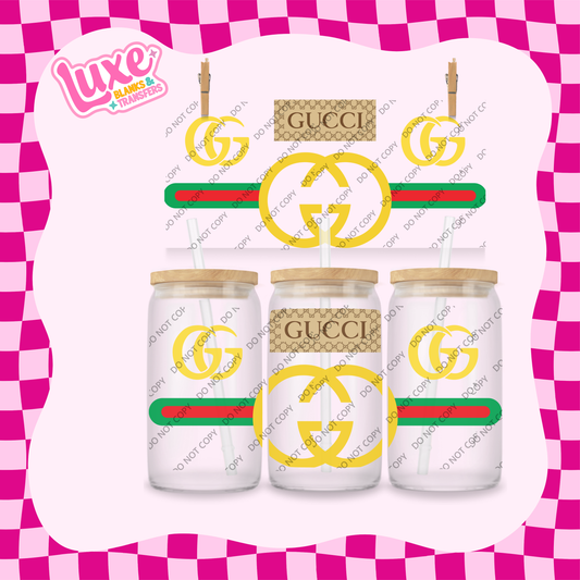 16oz UV DTF Wrap | Gucc/i | #2023