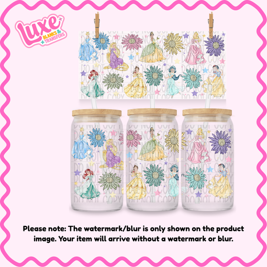 16oz UV DTF Wrap | Flowers Princ3ss | #1774