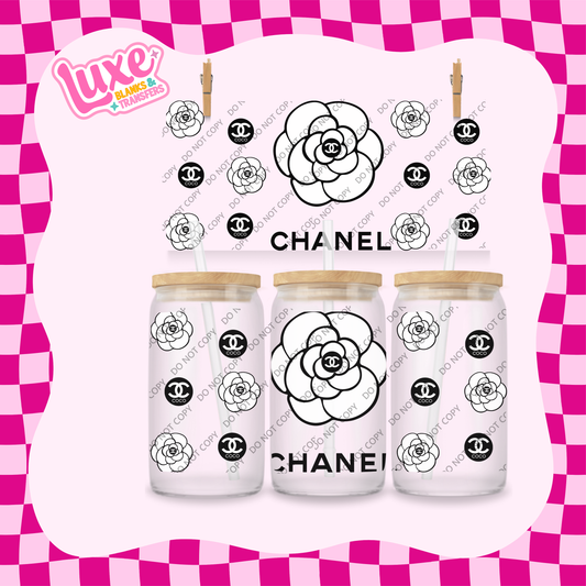 16oz UV DTF Wrap | CC Brand Flower | #2025