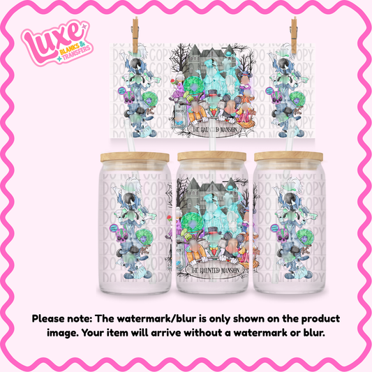 16oz UV DTF Wrap | Haunted Mansion D1s | #N130