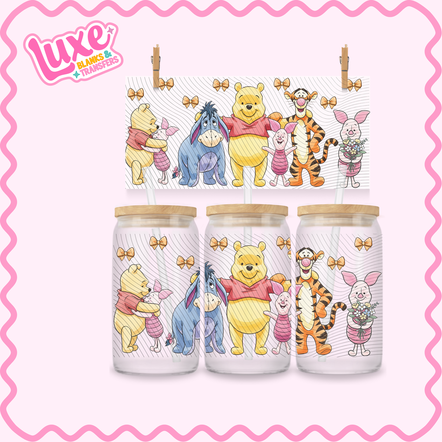 16oz UV DTF Wrap | Win Friends | #3302