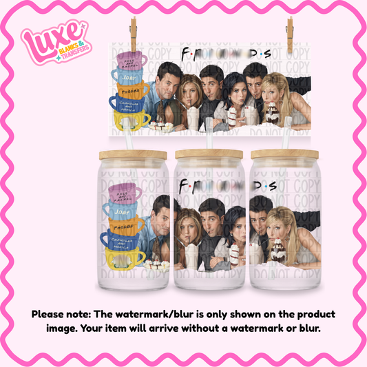16oz UV DTF Wrap | Friend Sitcom | #2498