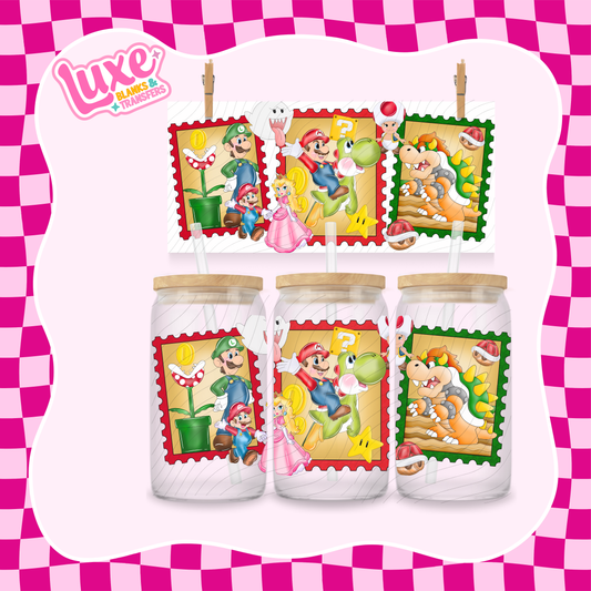 Mar-io Stamps | UV DTF Wrap | #1045