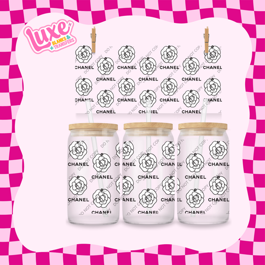 16oz UV DTF Wrap | CC Flowers Small | #2033