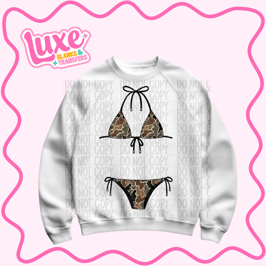 DTF Heat Transfer | Camo Kini | #1160