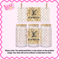 16oz UV DTF Wrap | Foil Luxury | #1793